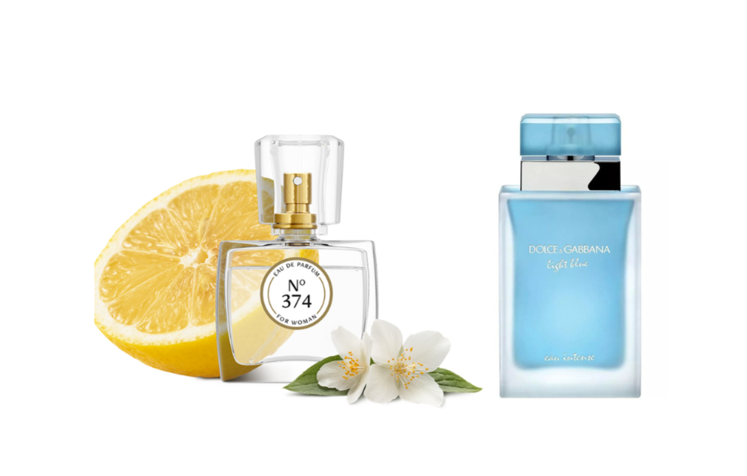 No. 374 įkvėpti Light Blue Eau Intense EDP